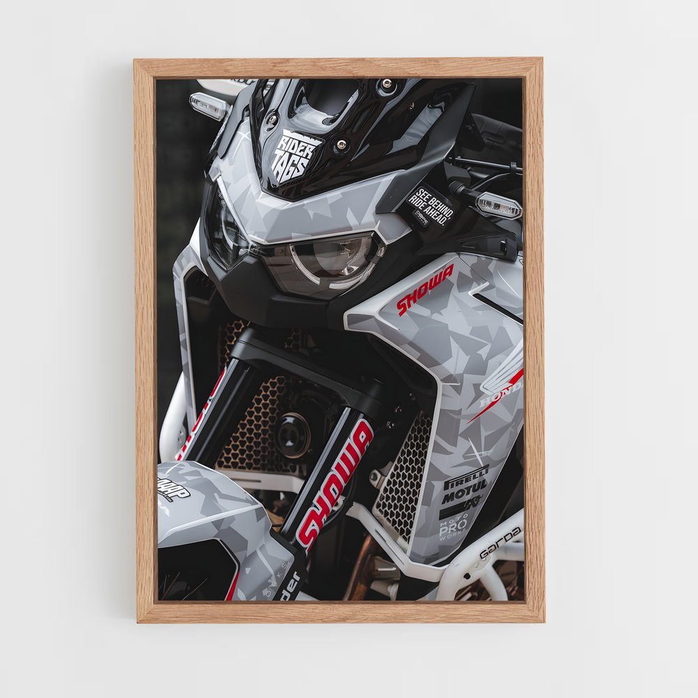 Poster L'Aventurière de l'Asphalte – affiche Honda Moto (vue 4)